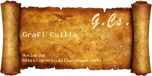 Grafl Csilla névjegykártya